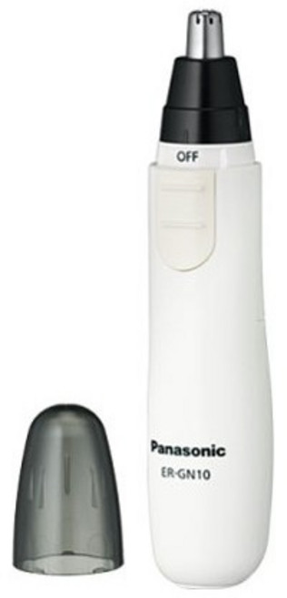 Panasonic 國際牌 ER-GN10 耳鼻修容器 (耳毛刀、鼻毛刀) - Overman生活好物, 1個, ER-GN12-K, 黑色