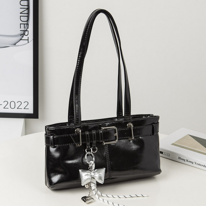 엔도르시 여성용 스퀘어 버클 키링 홀더 숄더백 EBA366