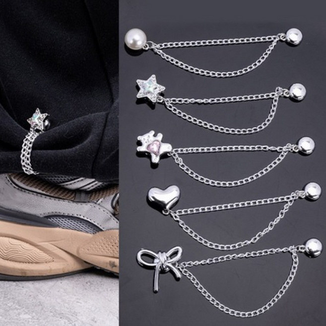 다파요몰 1+1 옷고정자석 옷핀, 2세트, 리본+리본