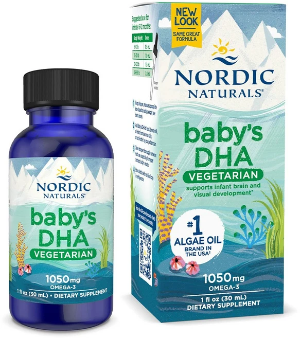 Nordic Naturals 베이비 아기 DHA 오메가3 1050 mg 아기용 식물성 리퀴드 액상, 30ml, 1개 - 쿠팡