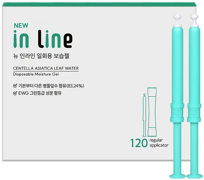 뉴인라인 일회용 보습젤, 120개, 1.8g - 쿠팡