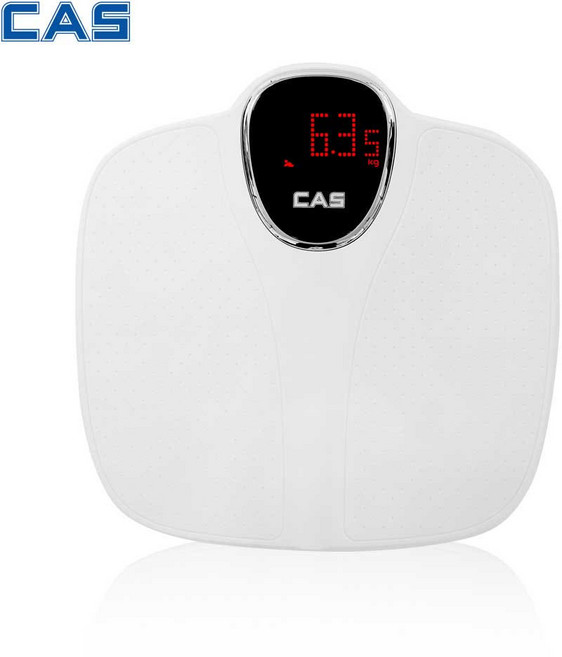 카스 CAS 유아 애견 체중계 BHE-100 아이 아기 안아서 저울, 화이트