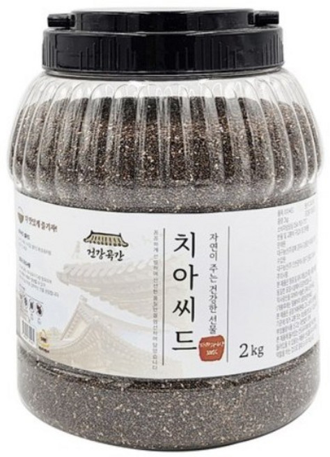 건강곡간 치아씨드 통, 2kg, 1개