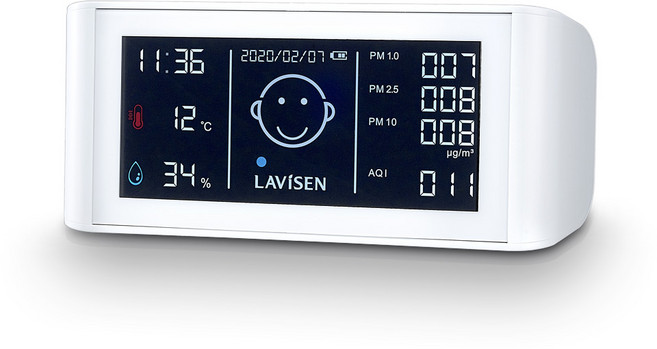 미세먼지 측정기 공기질 측정기 LAVI-502 성능인증제 1등급, 1개