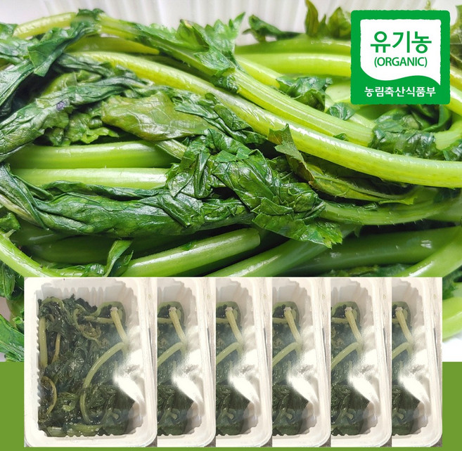 유기농 강원도 홍천 생무청 삶은 시래기 낱개포장, 1개, 1800g