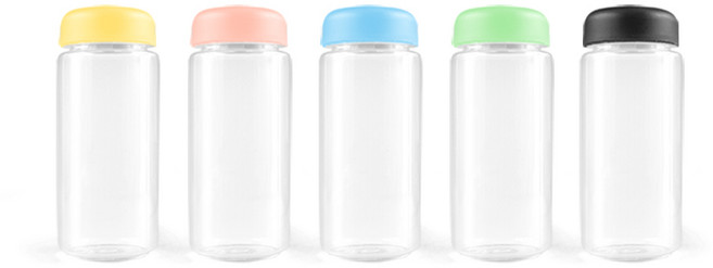 350ml500ml 에코젠보틀 5개 국내산제작 텀블러 물병 친환경 보온병 보틀 클리어 트라이탄, 에코젠 보틀 500ml 옐로우 5묶음