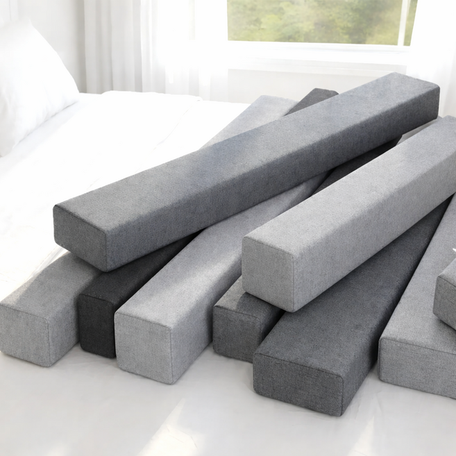 룸잇 침대틈새쿠션 틈새막이 침대사이 200cm, 그레이