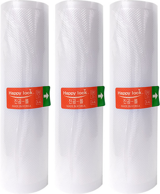 가정용 식품 압축팩 진공포장지 롤(중) x 3개세트, 상세페이지 참조, 3개