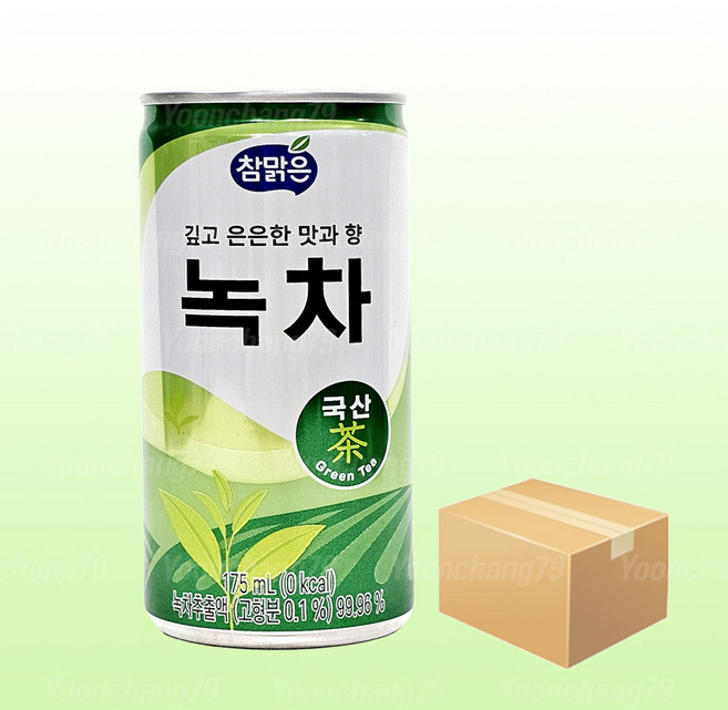 참맑은 녹차, 175ml, 30개