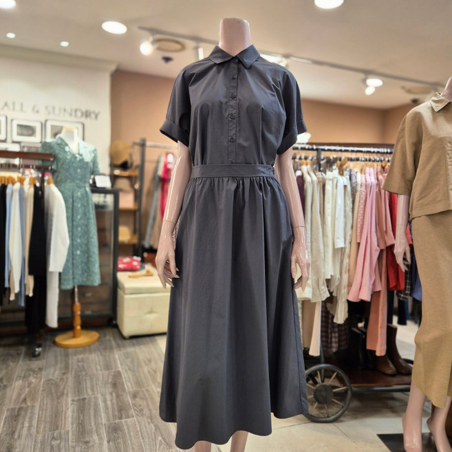 BCBG [올앤선드리] 레이어 OP 원피스 _ A5M4O631 98 [CH GRAY]