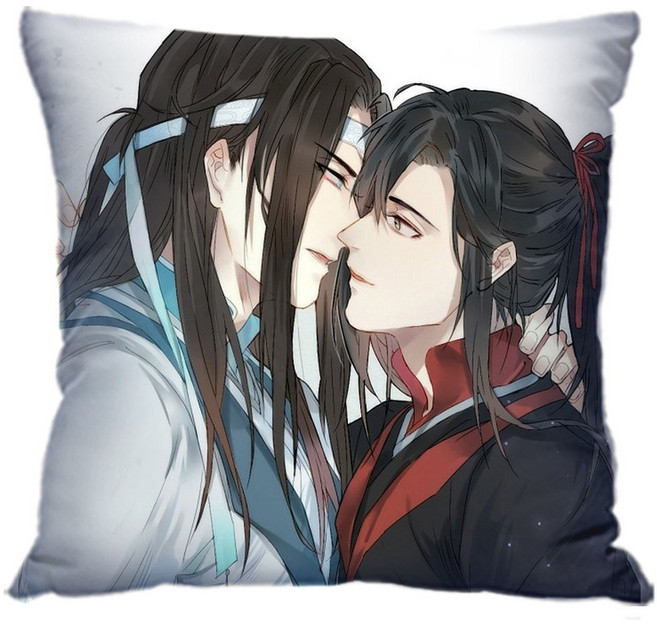 魔道祖師 藍忘機 魏無羨 抱枕 靠墊, 8,50*50（送禮推薦）