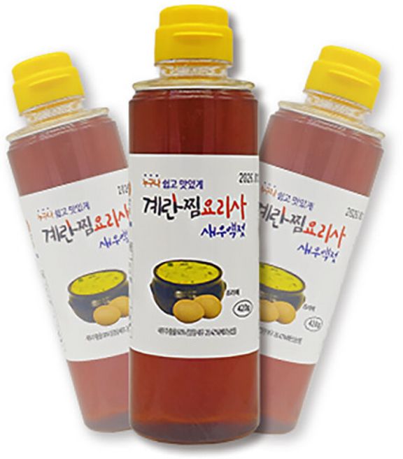 실속형 계란찜요리사 새우액젓 감칠맛의 새우젓 액상 대용량, 1개, 420g