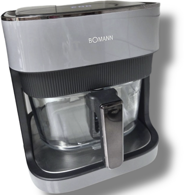 보만 유리에어프라이어4.5L 그레이