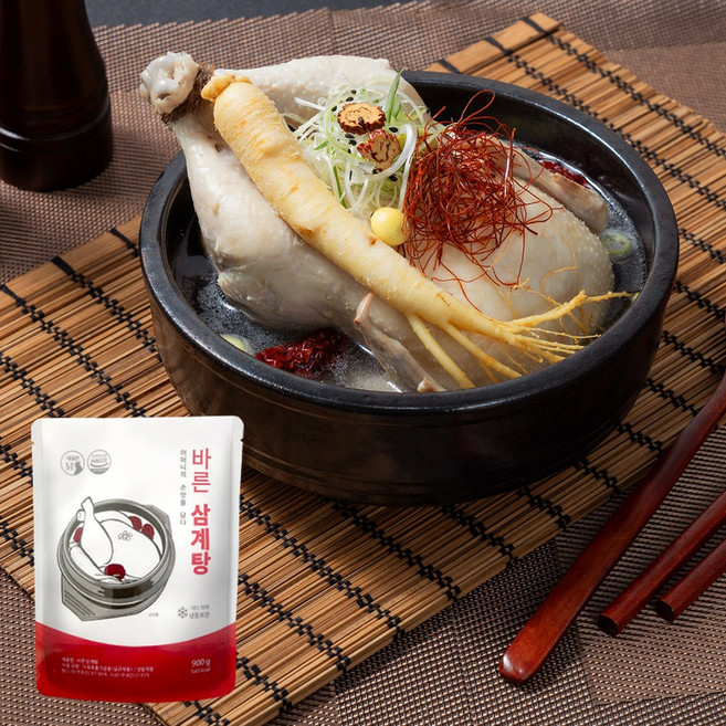 참프레 보양식 바른삼계탕 900g 1팩, 10개