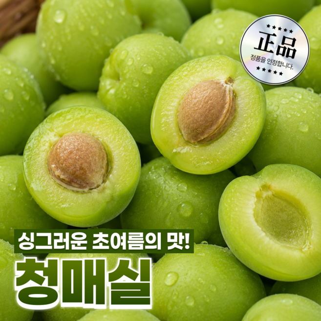 프리미엄 매실 첫출하 청매실 아삭한 햇매실, 1박스, 대 5kg