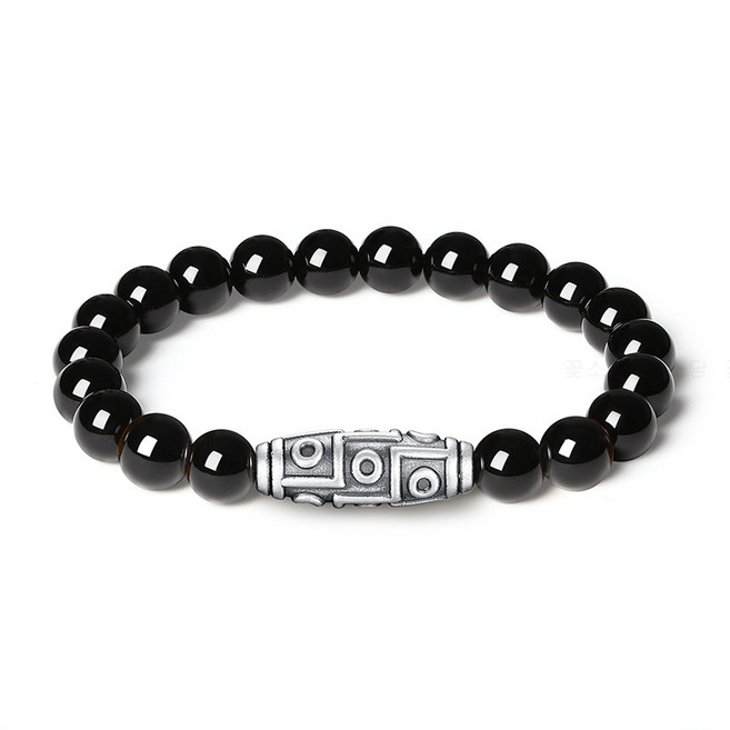 꽃소담 남자 건강팔찌 액막이 재물운 불교염주팔찌 10mm HZHF3899