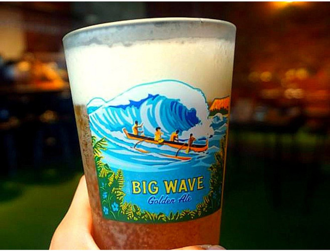 빅웨이브맥주잔 롱보드맥주잔, 1개