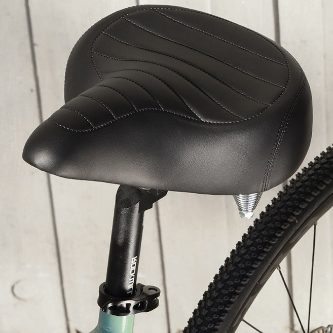 시그니처베이지 MTB 자전거 전립선 무통증 안장 YPZ674, 1개, 블랙