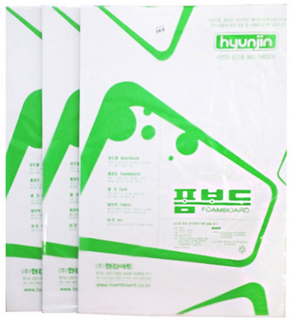 현진 폼보드 1T HF 600mmx900mm 20개입 세트 제도 디자인, 단품, 1개