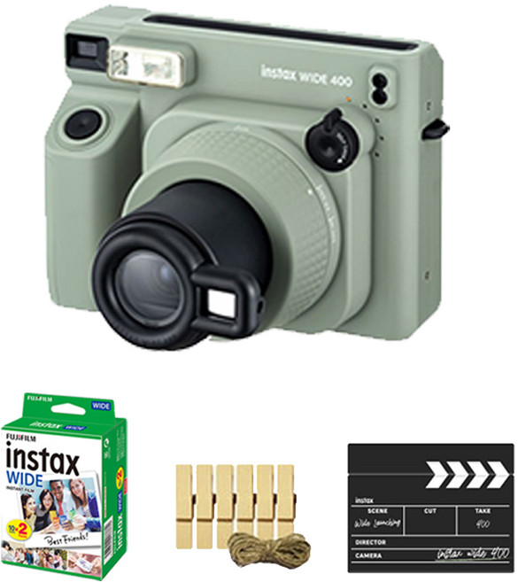인스탁스 와이드400 필름20장 포토라인 필름보관함 즉석카메라, 1개, .