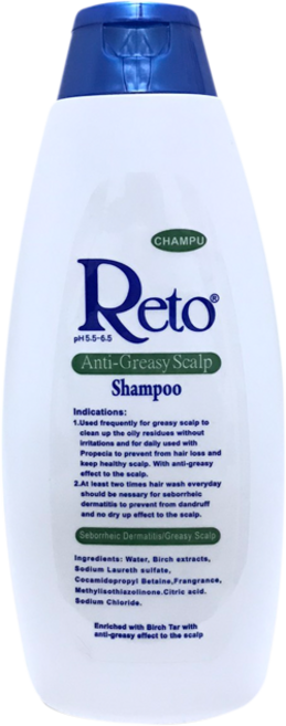 Reto 抗油性頭皮洗髮精, 1件, 720ml