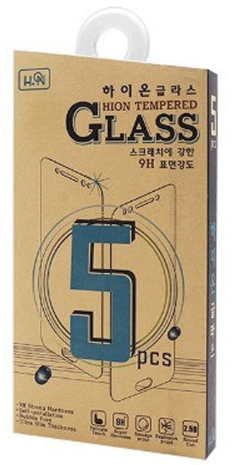 하이온 필름 강화유리 액정보호 휴대폰 갤럭시A31 SM-A315N, 5매, 하이온 강화유리