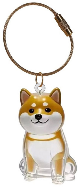 강아지 털 기념품 캡슐 애완견 보관함 DIY 펜던트 키체인 장식 애완동물 홈 선물, A8