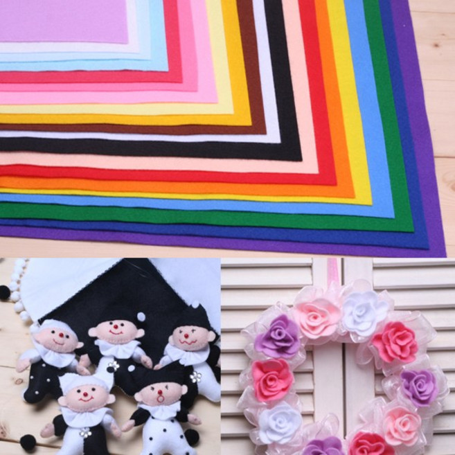 무수지(펠트지) 30x45cm / 비접착 부드러운 소프트 펠트지 펠트 휄트지 원단 공예, 흰색, 1개