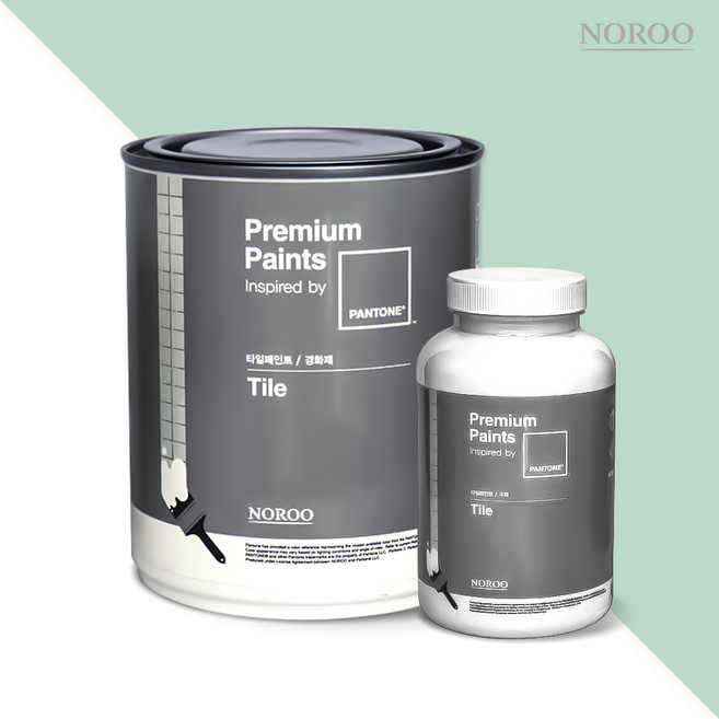 팬톤 욕실 타일 페인트 화장실 주방, 그린6, 750ml, 1개