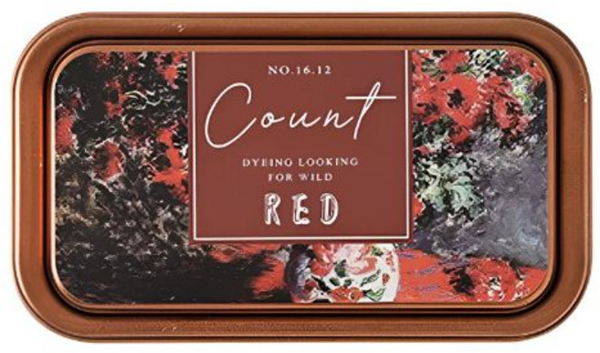 봄밤 딥잉크 고밀도 오일잉크패드, 1개, 코트 레드