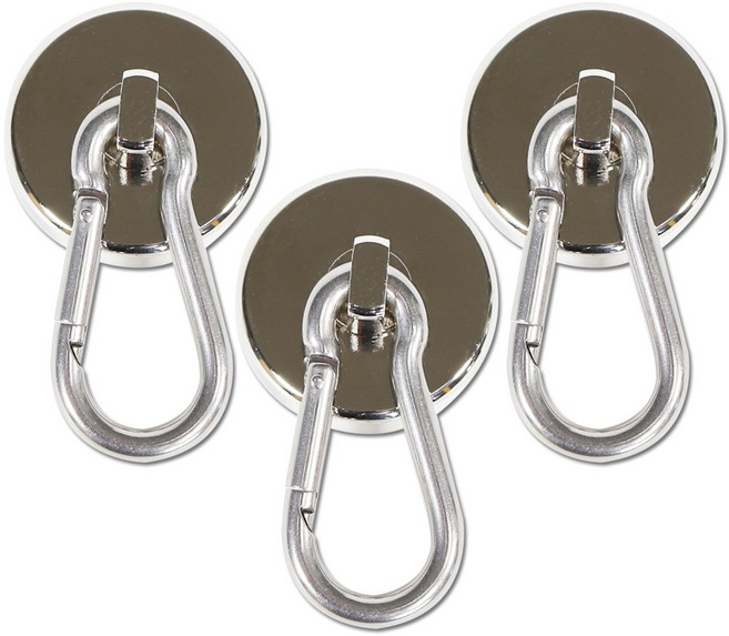 비전 카라비너 고리 자석 비너 36mm 3개