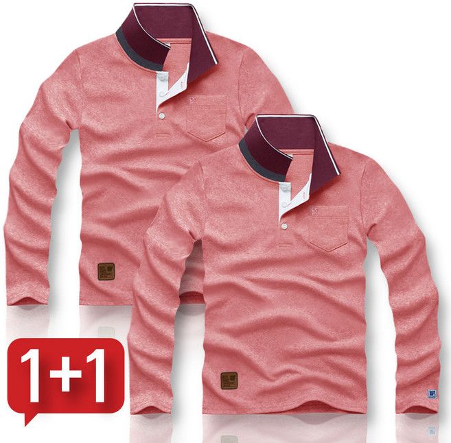 블루포스 데미얼 긴팔 카라티 1+1세트 [2장 묶음] 남자 티셔츠 남성 봄 가을 골프티 단체티 남녀공용 커플티 [국내생산]