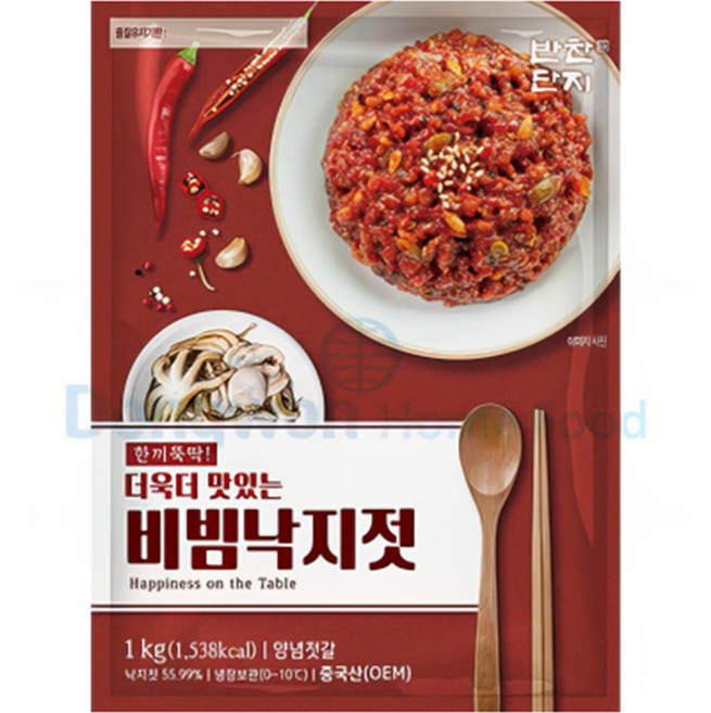 반찬단지 비빔낙지젓, 1개, 1kg