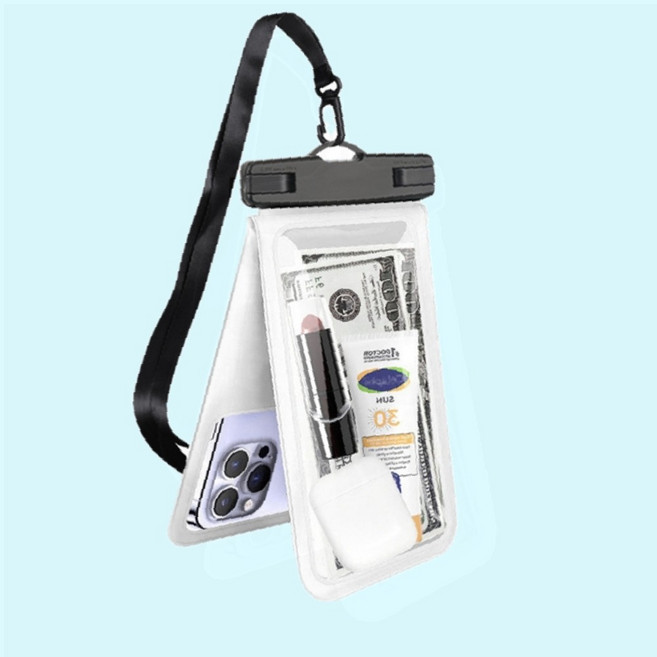 물놀이용품 목걸이 스마트폰 방수팩 파우치 강템, 1개