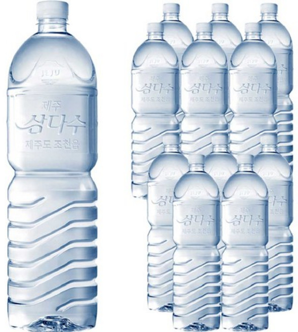 제주삼다수 그린 무라벨, 2L, 36개