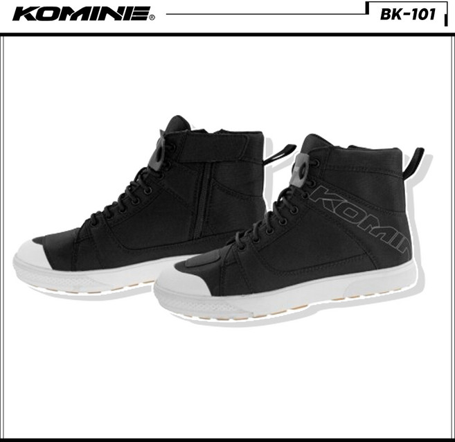 코미네 슈즈 프로텍트 라이딩 스니커즈 신발 BK-101 블랙