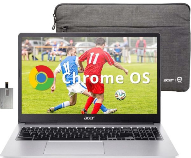 에이서 크롬북 15.6인치 풀 HD IPS 디스플레이 인텔 셀러론 N4500 4GB LPDDR4 RAM 64GB eMMC UHD 그래픽 숫자 키패드 Wi-Fi 6, 4GB | 64GB eMMC