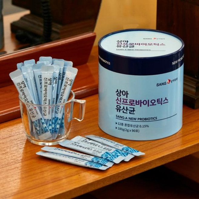 상아제약 상아 신프로바이오틱스 유산균 장건강 2g x 90포 3개월분, 3개