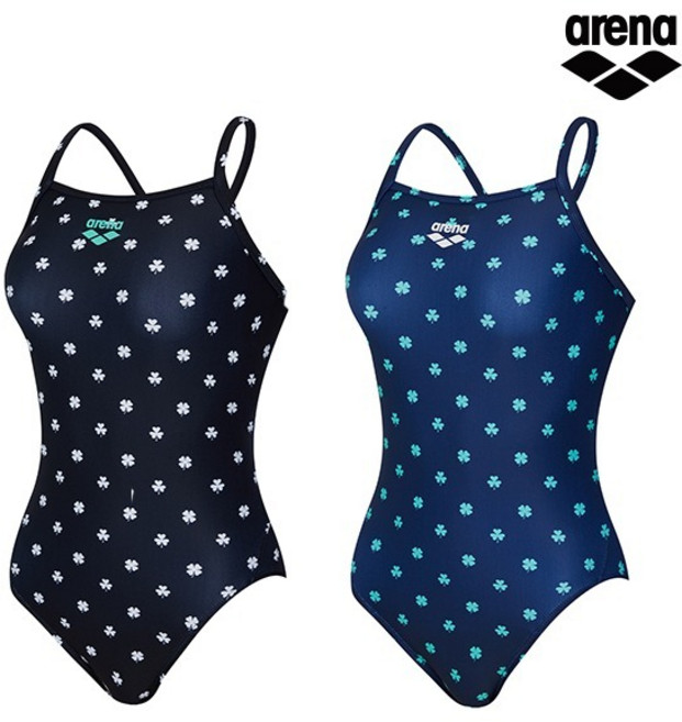 아레나 여성수영복 클로버가든 원피스 드롭백 A6SL1LD08