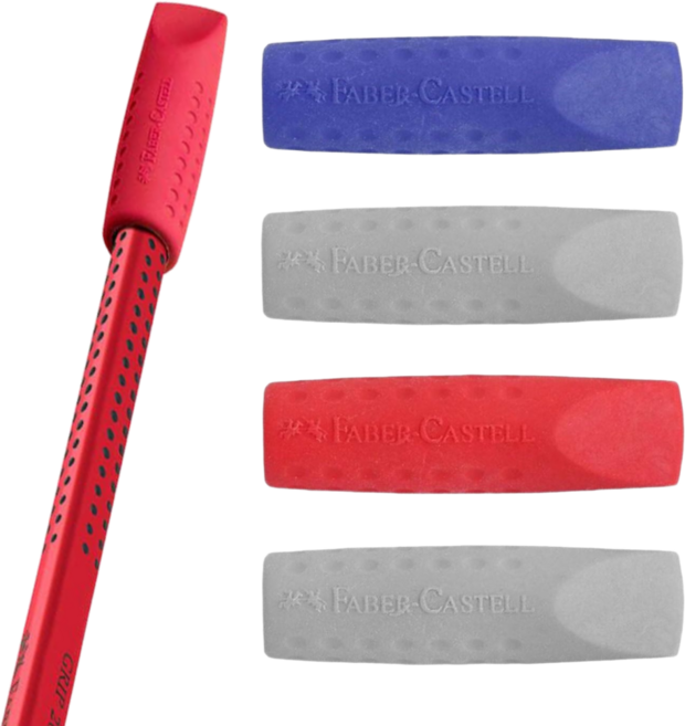 파버카스텔 그립 연필깎지 캡 지우개 5팩 10개입 플라스틱지우개 더스트프리지우개 고무지우개 파버지우개, 01 (컬러)