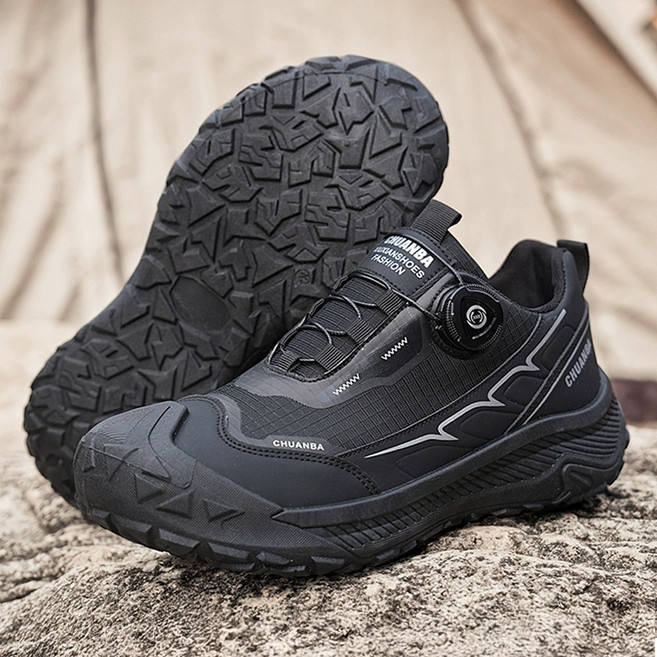 루크 남성 발보호 다이얼 트래킹 운동화 남자 트레킹 미끄럼방지 등산화 편안한 아웃도어 액티브 신발