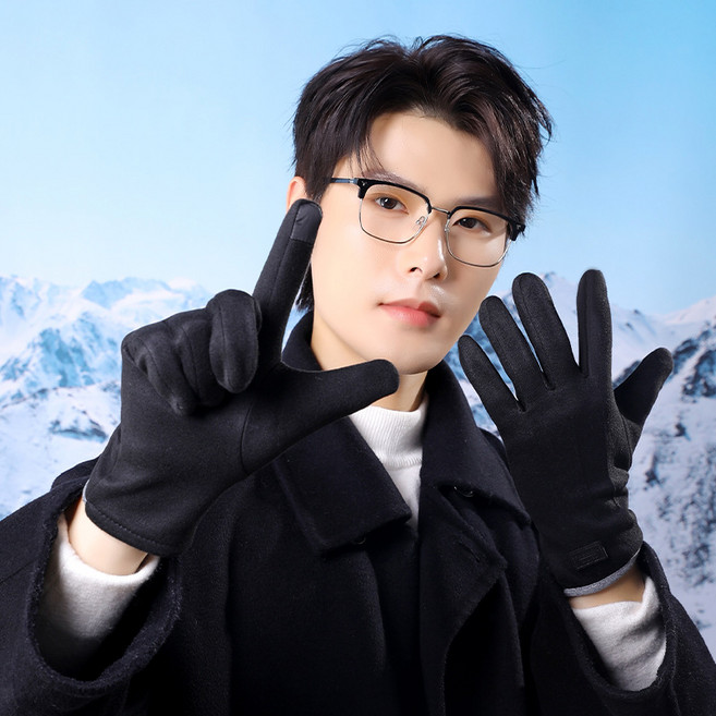 남녀공용 터치스크린 가능 드링크 가을겨울 야외 장갑