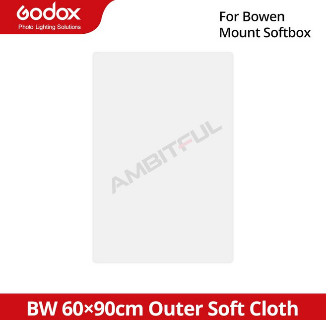 Godox Bowens 옥타곤 직사각형 예비 디퓨저 천으로 80cm 95cm 120cm 50x70cm 60x90cm 70x100cm, 중국_BW60x90 외부, 05 BW60x90 Inner, 1개