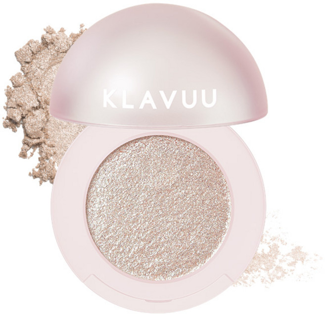 클라뷰 어반 펄세이션 스파클 아이섀도우 1.4g, 샴페인피치, 1개