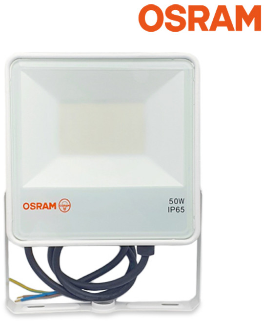 오스람 LED 투광기 50W 투광등 공장등 보안등 방수 옥외 외벽 조명, 50W 화이트 주광색, 1개