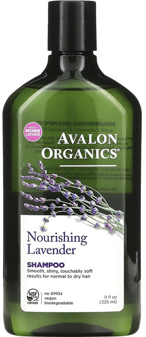 아발론오가닉스 너리싱 라벤더 샴푸, 325ml, 1개