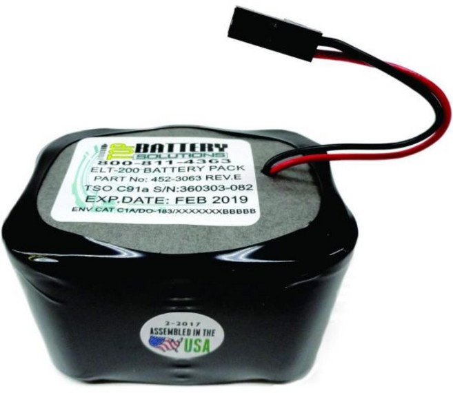 Artex 452-3063 알칼리 ELT 배터리 (ELT 200 교체용 배터리), Artex 452-3063 알칼리 ELT 배터리 (EL