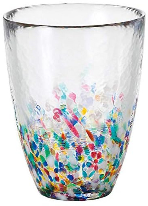 아데리아ADERIA쓰가루비드로 네부타 텀블러 300ml 일제 선물용 상자 포장 글라스 하이볼 컵 결혼 축하 맥주 유리 사케 페어 생일 환갑 퇴직 위스키 아버지 기념일 축하 아내 경로 F71168, 1개