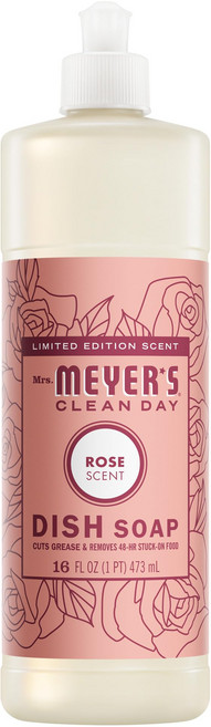 미세스 마이어스 클린 데이 액체 주방 세제 로즈 473ml MRS. MEYER'S CLEAN DAY Liquid Dish Soap Rose 16 fl. oz, 1개
