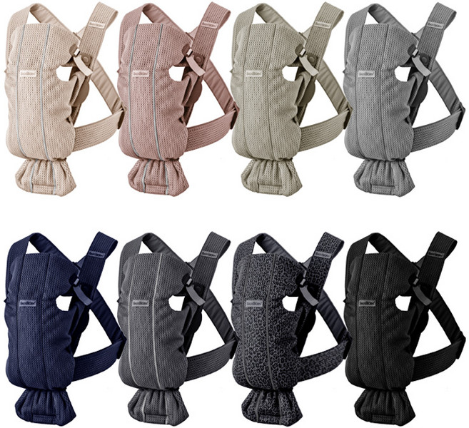 베이비뵨 베이비 캐리어 미니 3D 메쉬, 레오파드 차콜